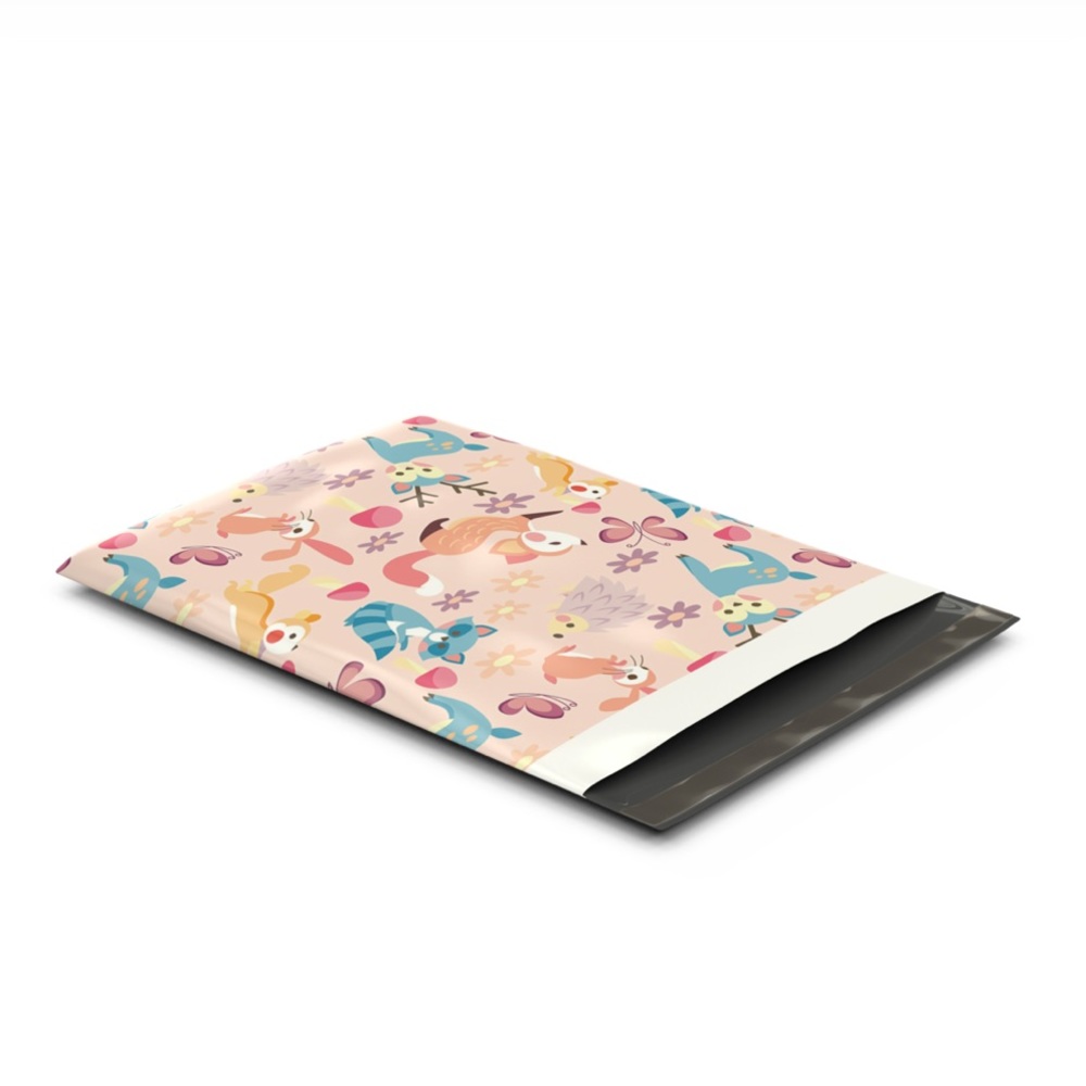 CLEARANCE 50 10X13 Woodland Critters BUNNIES, Poly Mailers Butterflies, Deer - Picture 3 of 9